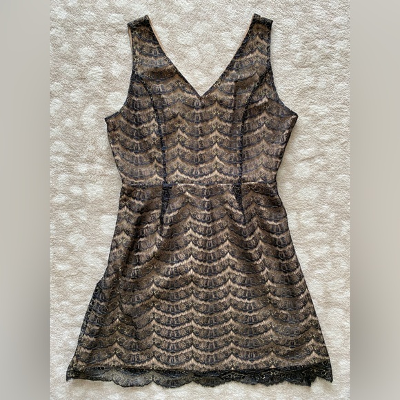 C.Luce Black Lace Dress - Size M - Picture 1 of 5